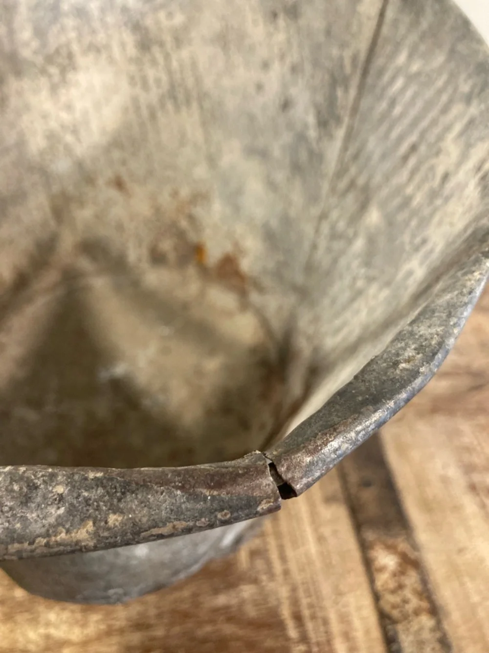 Vintage Galvanized Metal Coal Scuttle Bucket and Shovel Scoop Set Distressed